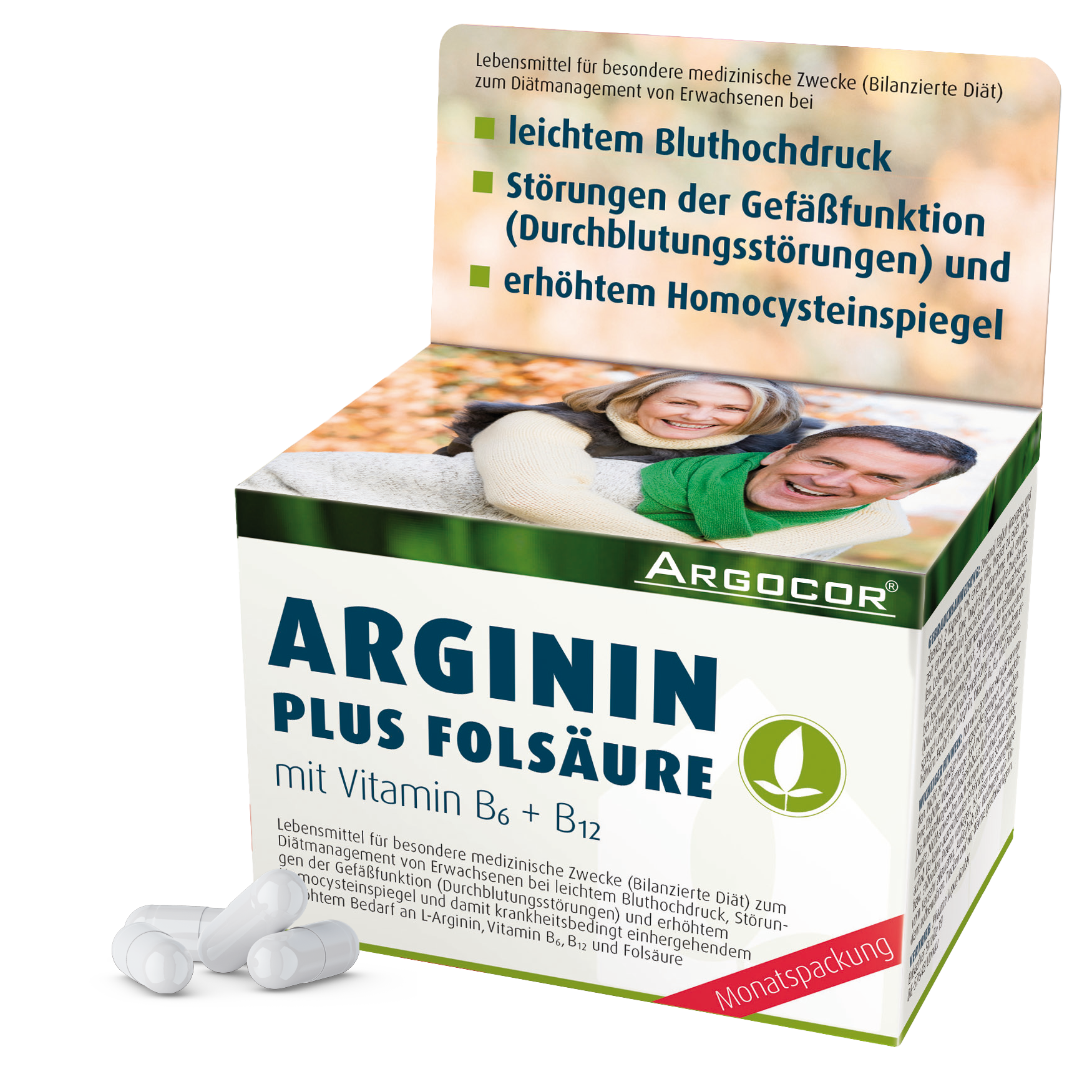 Startseite 3 ARGININ ARGOCOR Packshot rechts pills